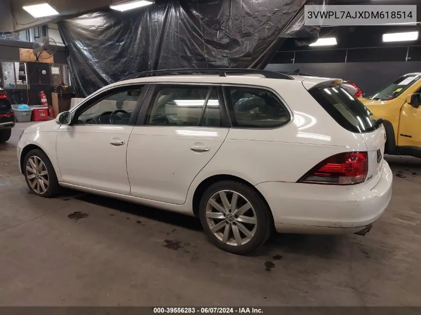 3VWPL7AJXDM618514 2013 Volkswagen Jetta Sportwagen 2.0L Tdi