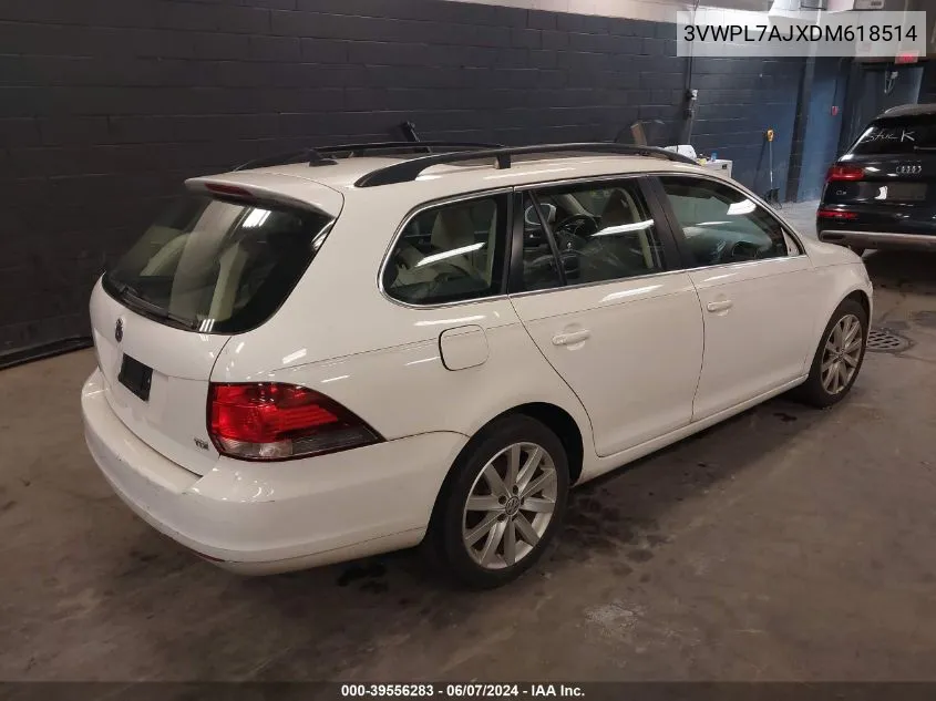 3VWPL7AJXDM618514 2013 Volkswagen Jetta Sportwagen 2.0L Tdi