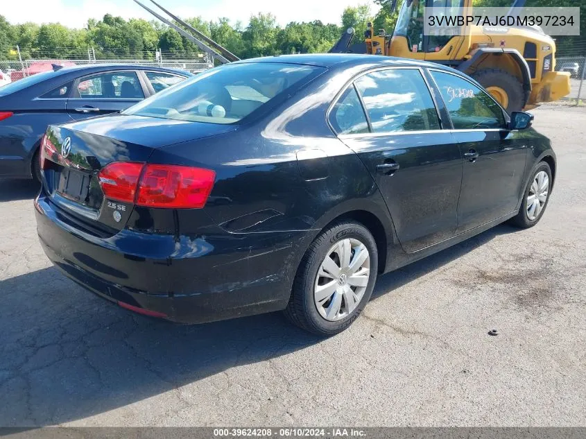 3VWBP7AJ6DM397234 2013 Volkswagen Jetta 2.5L Se