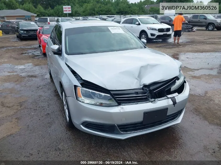 3VWDP7AJ9DM360526 2013 Volkswagen Jetta 2.5L Se