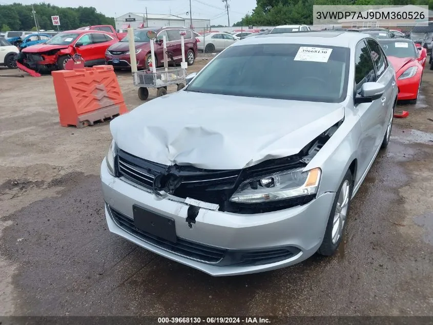 3VWDP7AJ9DM360526 2013 Volkswagen Jetta 2.5L Se