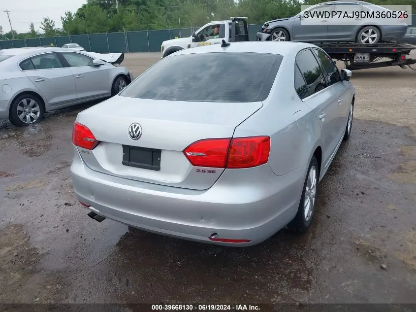 3VWDP7AJ9DM360526 2013 Volkswagen Jetta 2.5L Se