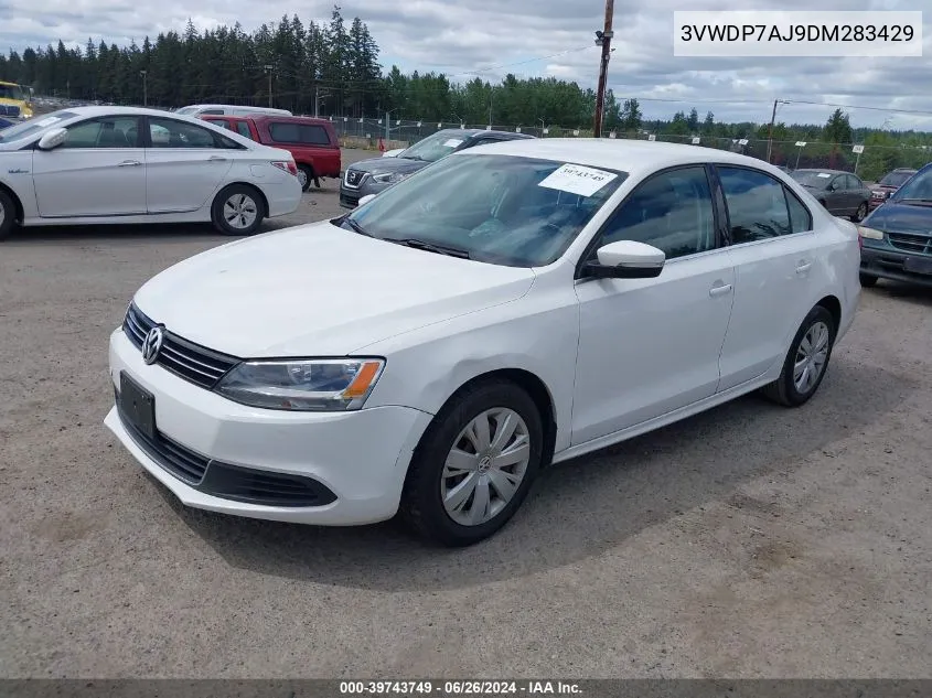 3VWDP7AJ9DM283429 2013 Volkswagen Jetta 2.5L Se