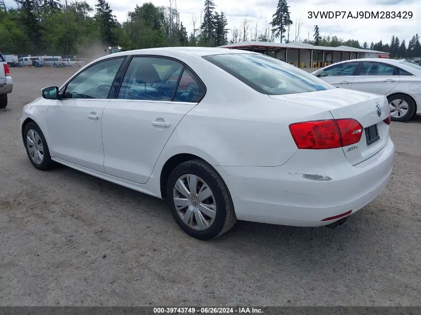 3VWDP7AJ9DM283429 2013 Volkswagen Jetta 2.5L Se