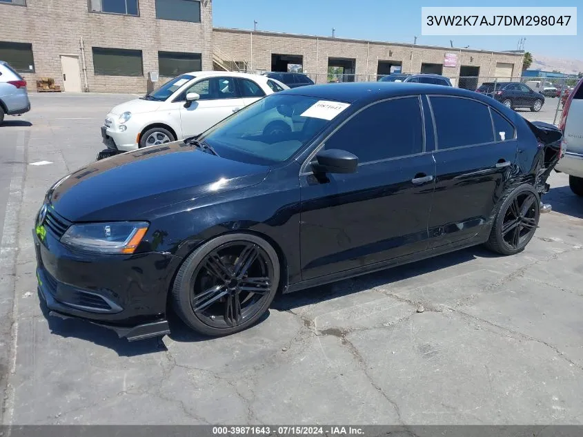 3VW2K7AJ7DM298047 2013 Volkswagen Jetta S