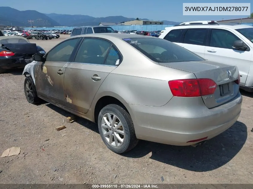 2013 Volkswagen Jetta 2.5L Se VIN: 3VWDX7AJ1DM278077 Lot: 39955110