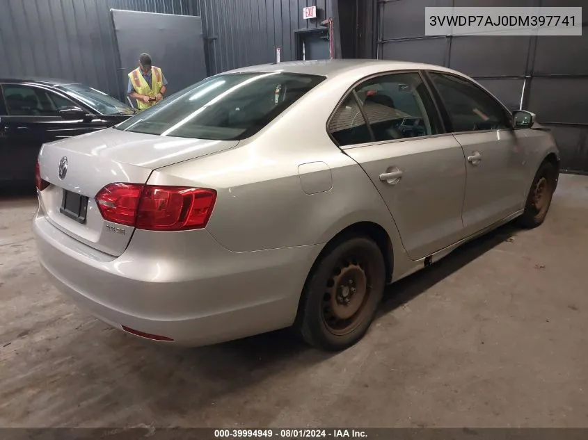 3VWDP7AJ0DM397741 2013 Volkswagen Jetta 2.5L Se