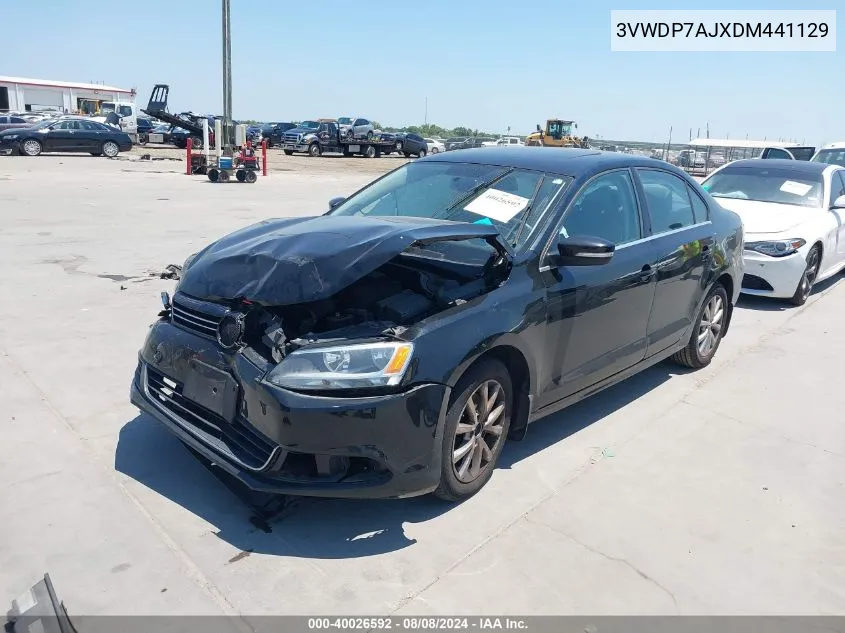 3VWDP7AJXDM441129 2013 Volkswagen Jetta 2.5L Se