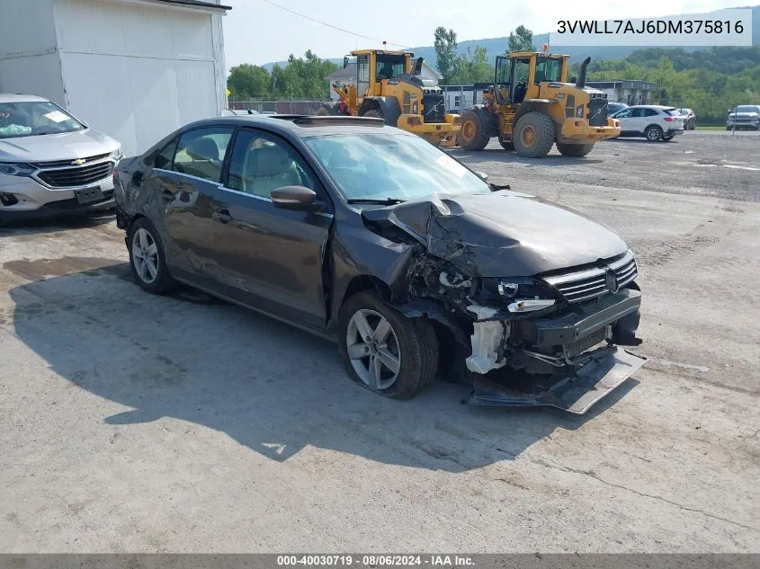 3VWLL7AJ6DM375816 2013 Volkswagen Jetta 2.0L Tdi