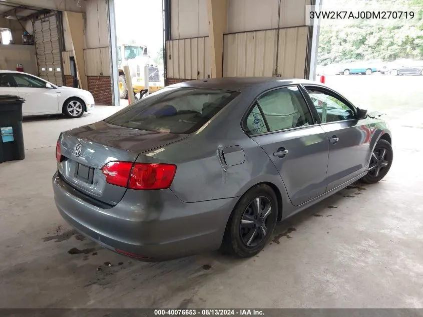 3VW2K7AJ0DM270719 2013 Volkswagen Jetta 2.0L S