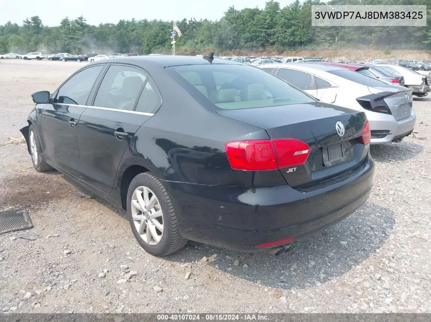 3VWDP7AJ8DM383425 2013 Volkswagen Jetta 2.5L Se