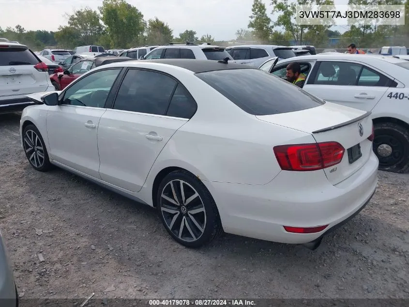 3VW5T7AJ3DM283698 2013 Volkswagen Jetta Gli Autobahn W/Nav