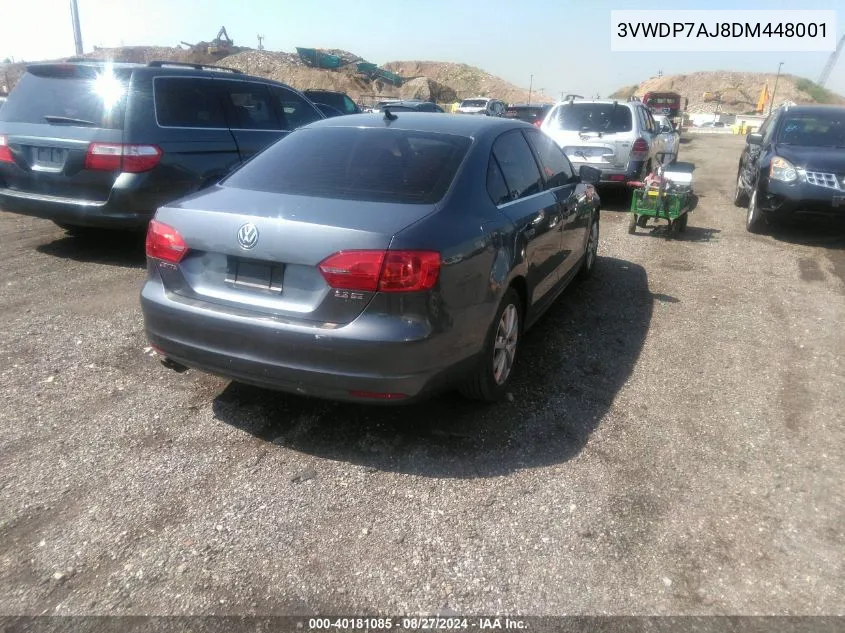 3VWDP7AJ8DM448001 2013 Volkswagen Jetta 2.5L Se