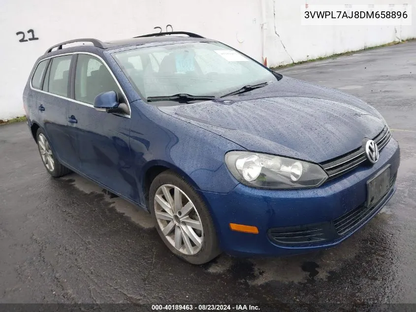 3VWPL7AJ8DM658896 2013 Volkswagen Jetta Sportwagen 2.0L Tdi