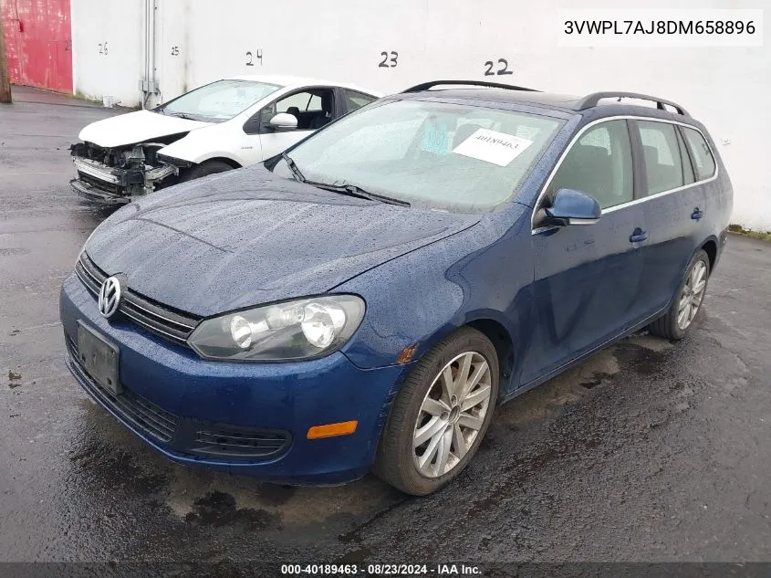 3VWPL7AJ8DM658896 2013 Volkswagen Jetta Sportwagen 2.0L Tdi