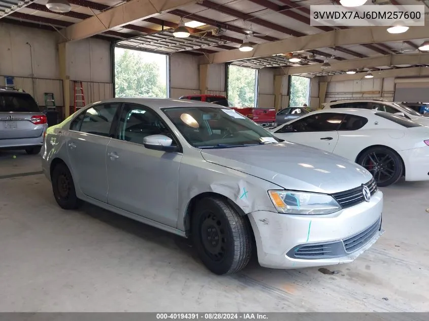 3VWDX7AJ6DM257600 2013 Volkswagen Jetta 2.5L Se