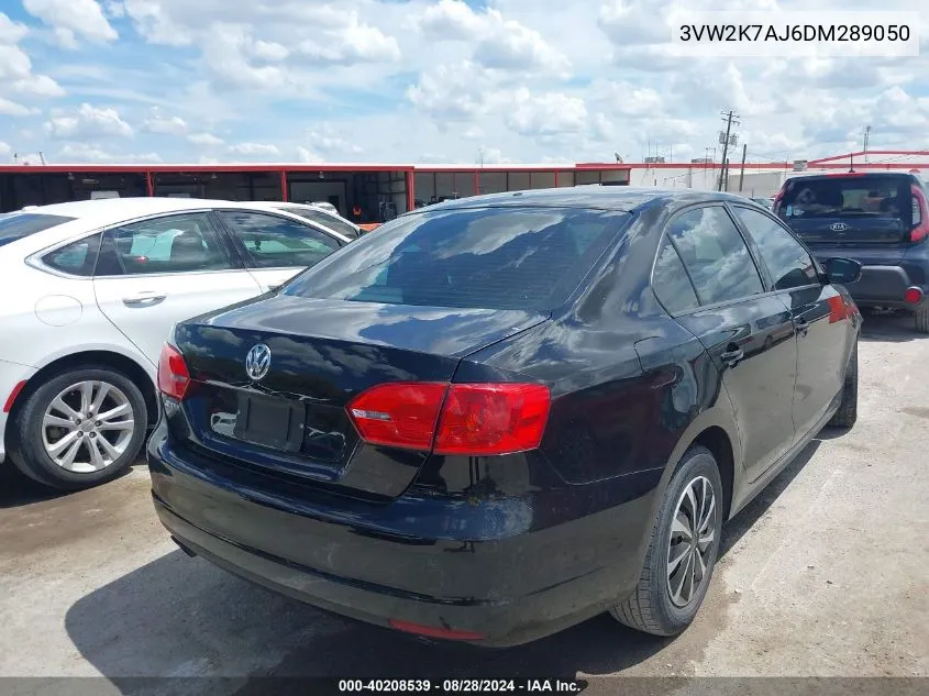 2013 Volkswagen Jetta 2.0L S VIN: 3VW2K7AJ6DM289050 Lot: 40208539