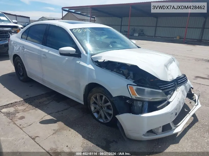 3VWDX7AJXDM428462 2013 Volkswagen Jetta 2.5L Se