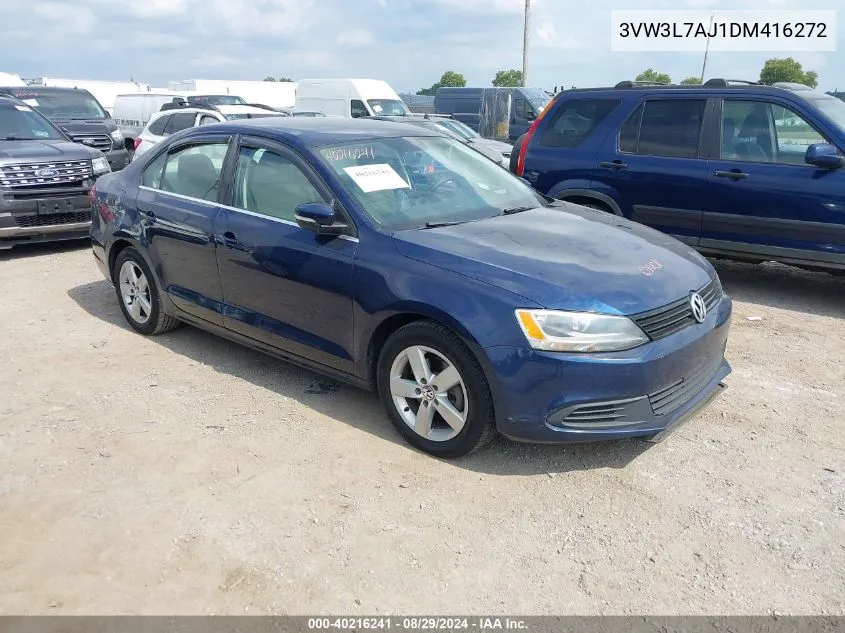 2013 Volkswagen Jetta 2.0L Tdi VIN: 3VW3L7AJ1DM416272 Lot: 40216241