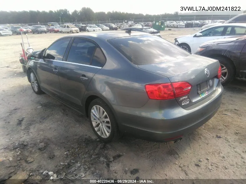 3VWLL7AJ0DM241822 2013 Volkswagen Jetta 2.0L Tdi