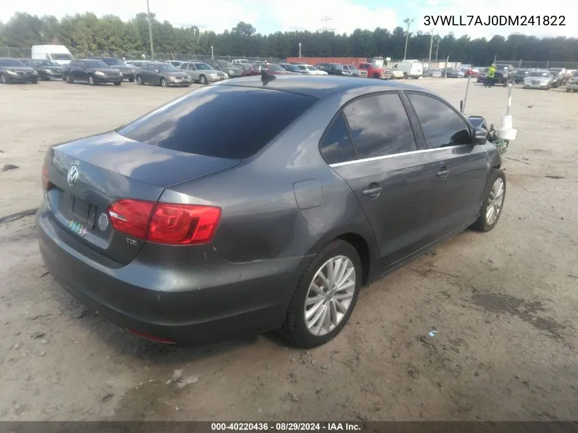 3VWLL7AJ0DM241822 2013 Volkswagen Jetta 2.0L Tdi