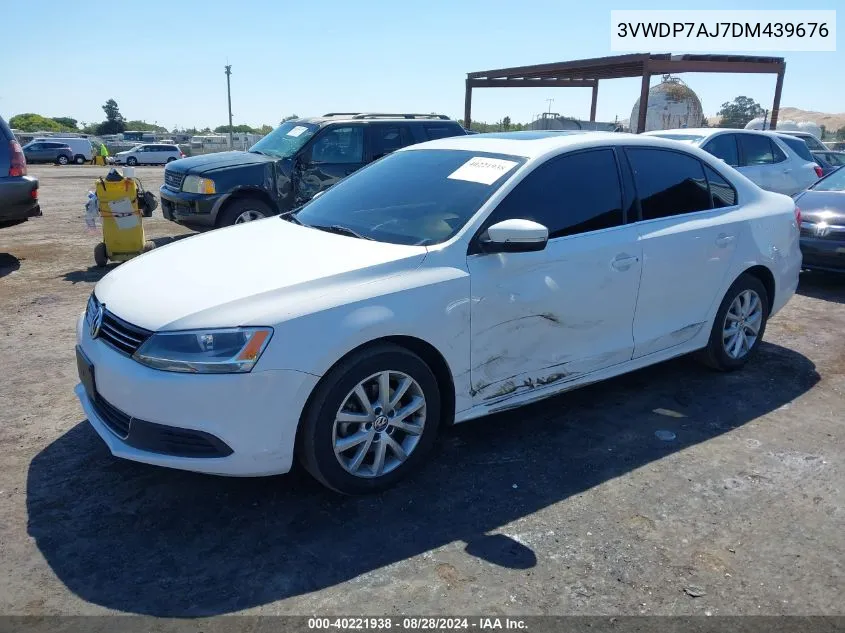 2013 Volkswagen Jetta 2.5L Se VIN: 3VWDP7AJ7DM439676 Lot: 40221938