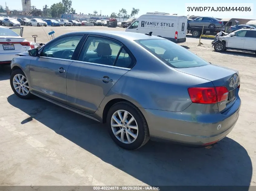 2013 Volkswagen Jetta 2.5L Se VIN: 3VWDP7AJ0DM444086 Lot: 40224878