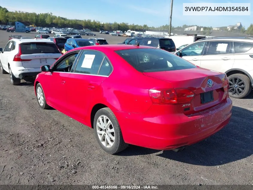 3VWDP7AJ4DM354584 2013 Volkswagen Jetta 2.5L Se