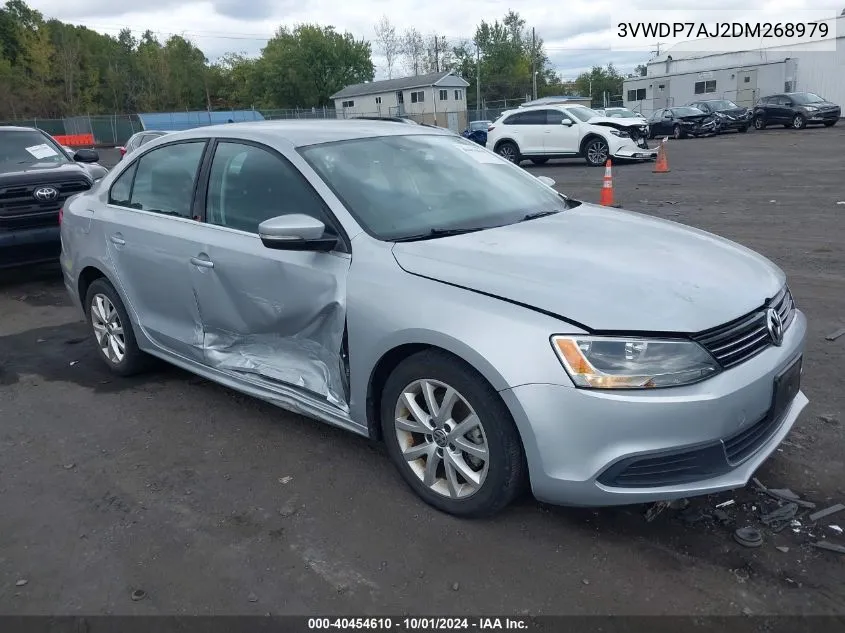 2013 Volkswagen Jetta 2.5L Se VIN: 3VWDP7AJ2DM268979 Lot: 40454610