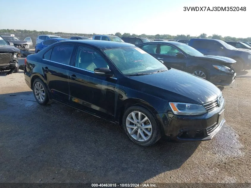 3VWDX7AJ3DM352048 2013 Volkswagen Jetta 2.5L Se