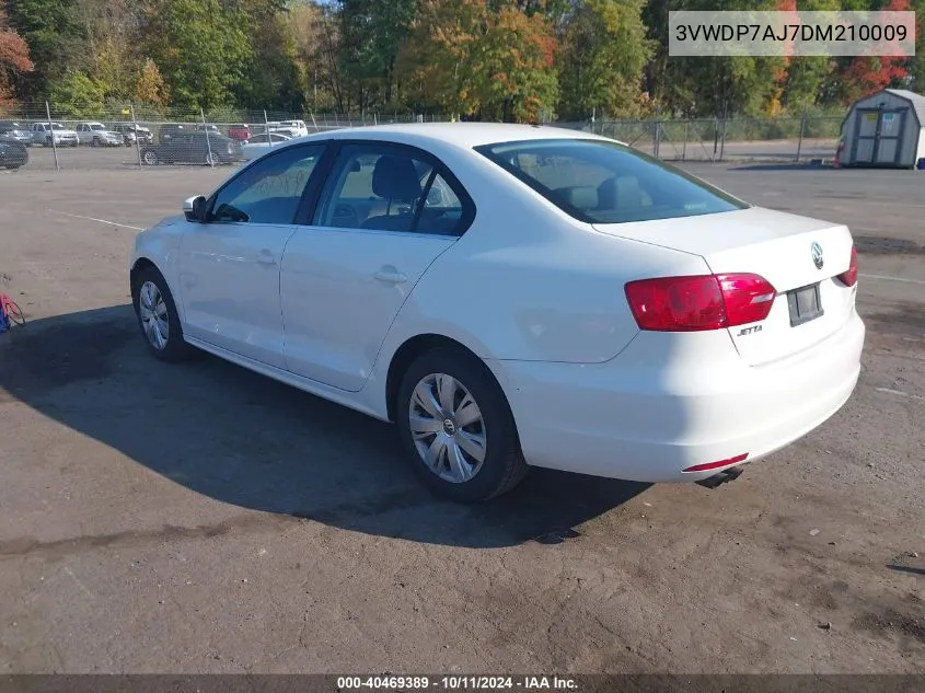 2013 Volkswagen Jetta 2.5L Se VIN: 3VWDP7AJ7DM210009 Lot: 40469389