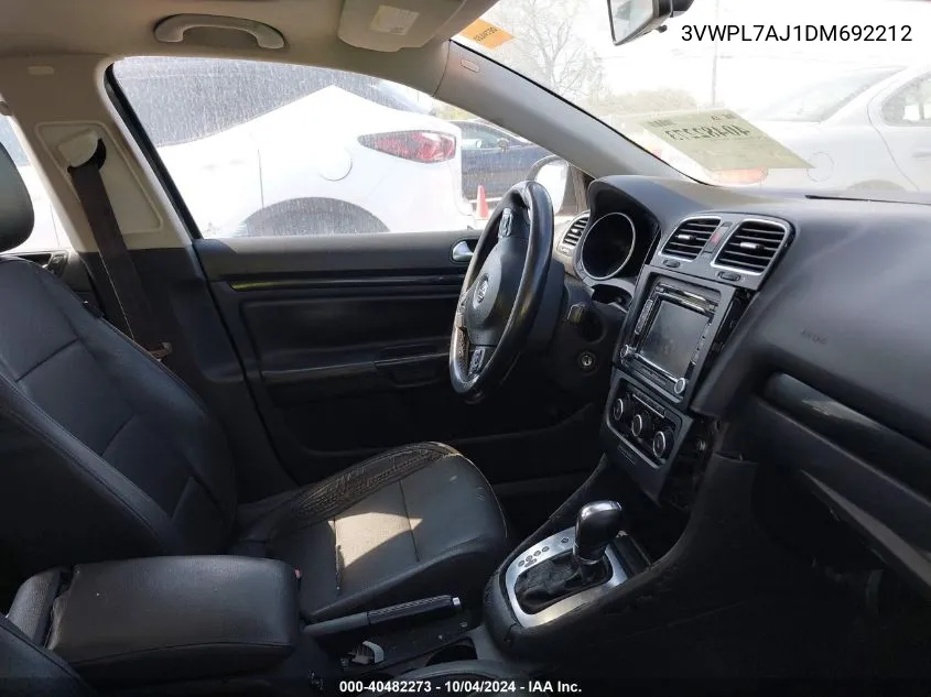 3VWPL7AJ1DM692212 2013 Volkswagen Jetta Sportwagen 2.0L Tdi