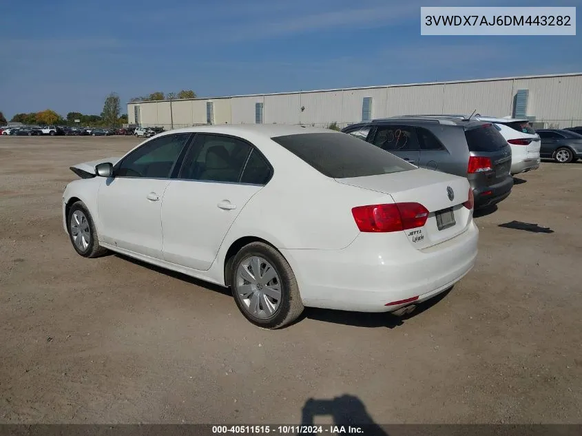 2013 Volkswagen Jetta Se VIN: 3VWDX7AJ6DM443282 Lot: 40511515