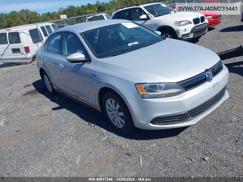 2013 Volkswagen Jetta Hybrid Se VIN: 3VW637AJ4DM239441 Lot: 40517346