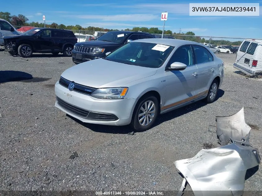 3VW637AJ4DM239441 2013 Volkswagen Jetta Hybrid Se