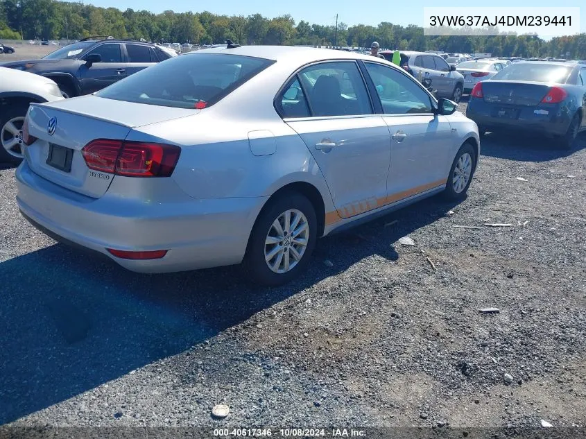 3VW637AJ4DM239441 2013 Volkswagen Jetta Hybrid Se