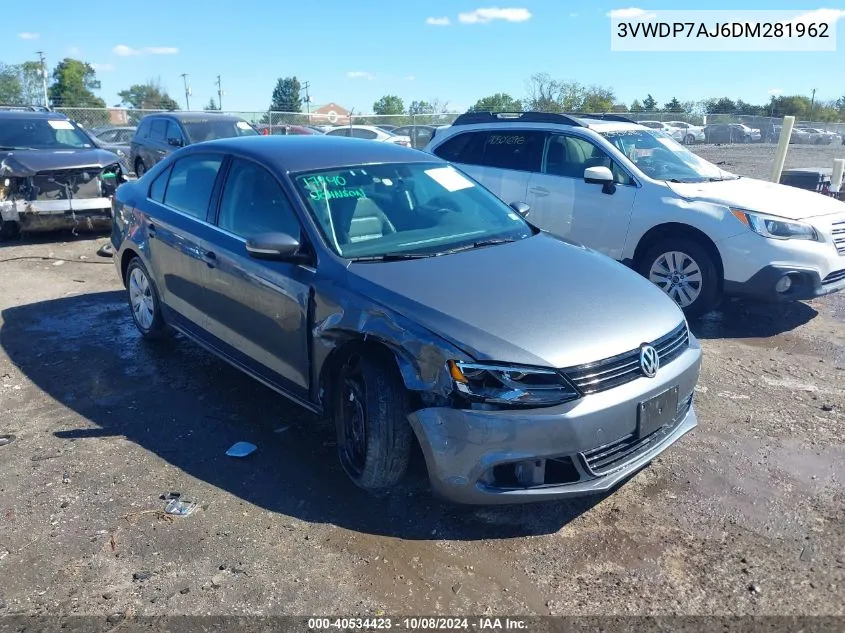 3VWDP7AJ6DM281962 2013 Volkswagen Jetta 2.5L Se