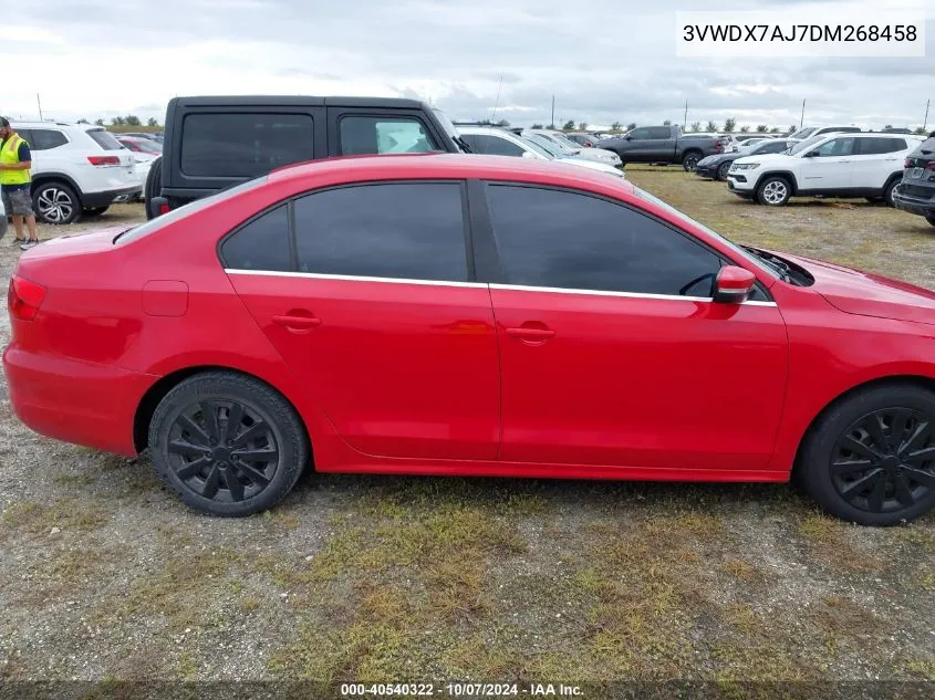 3VWDX7AJ7DM268458 2013 Volkswagen Jetta Se