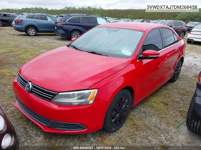 3VWDX7AJ7DM268458 2013 Volkswagen Jetta Se