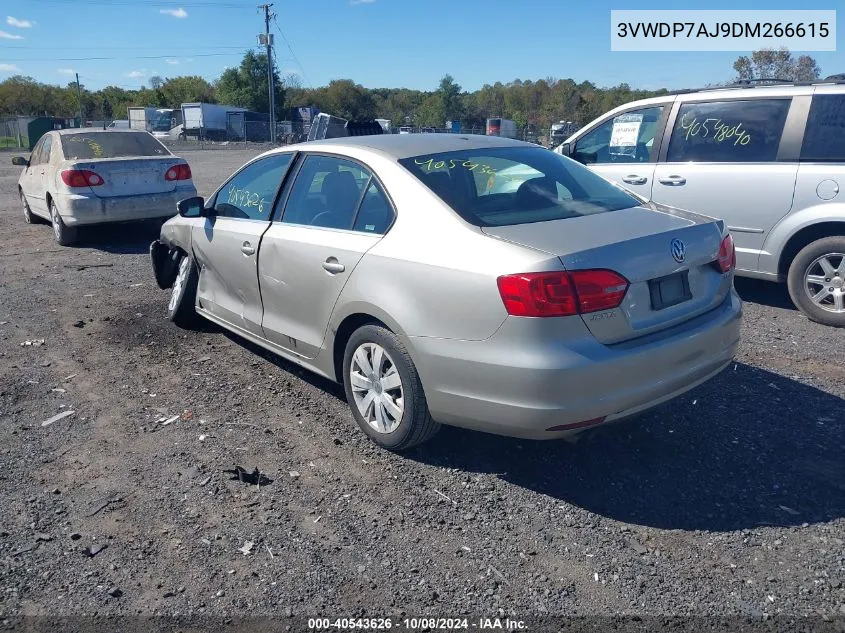 3VWDP7AJ9DM266615 2013 Volkswagen Jetta 2.5L Se