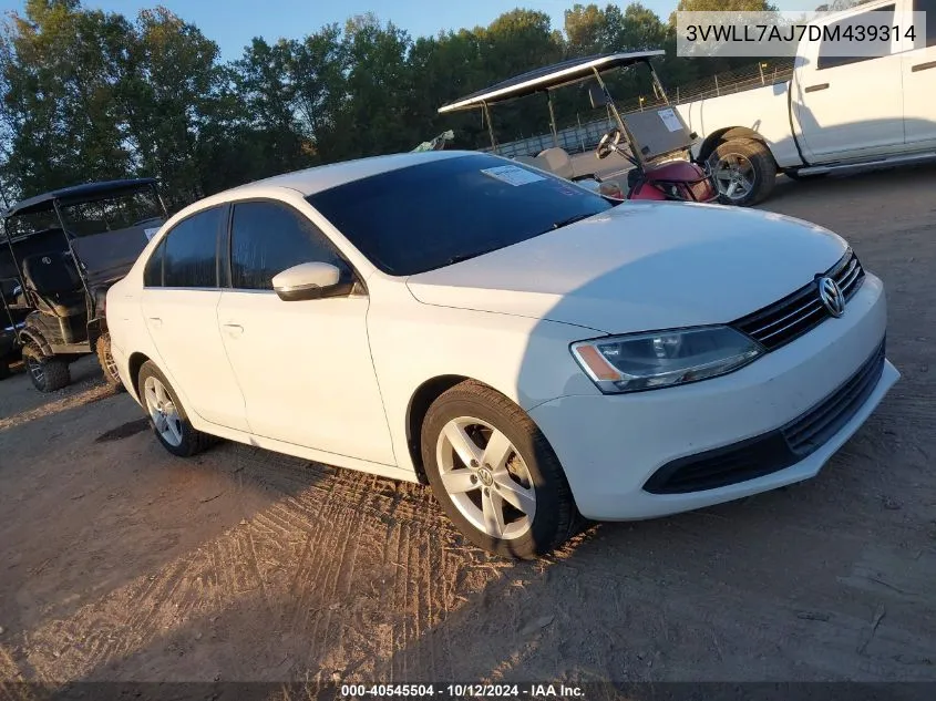 2013 Volkswagen Jetta 2.0L Tdi VIN: 3VWLL7AJ7DM439314 Lot: 40545504