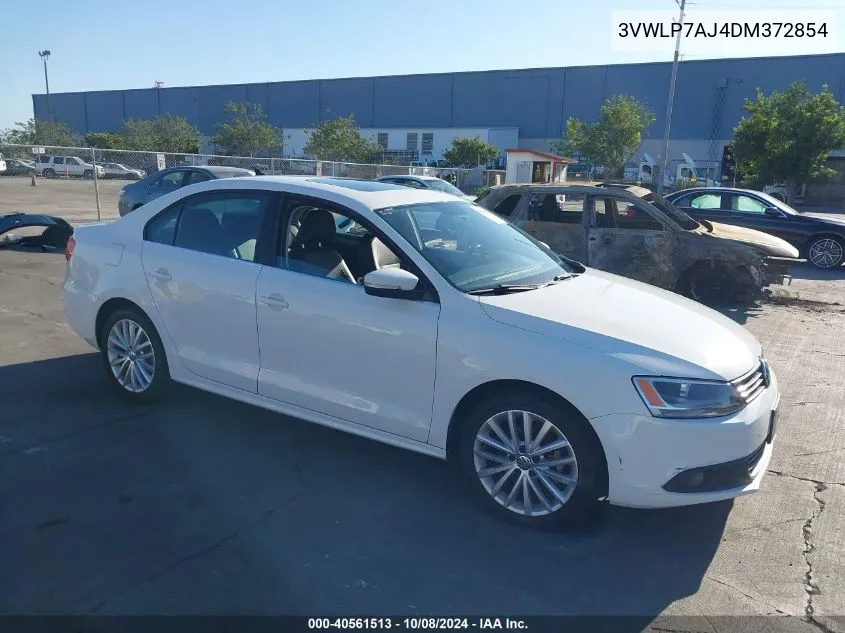 2013 Volkswagen Jetta 2.5L Sel VIN: 3VWLP7AJ4DM372854 Lot: 40561513