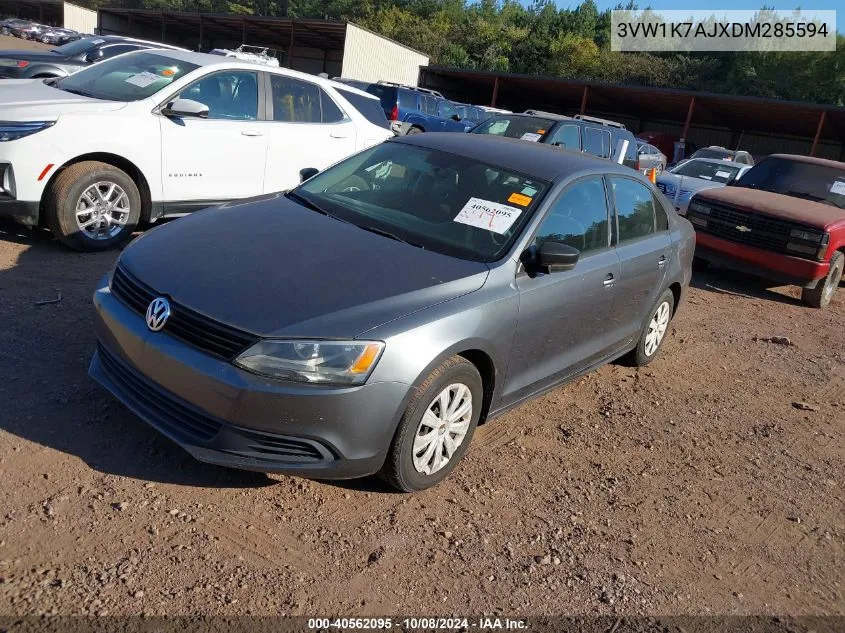 2013 Volkswagen Jetta 2.0L S VIN: 3VW1K7AJXDM285594 Lot: 40562095