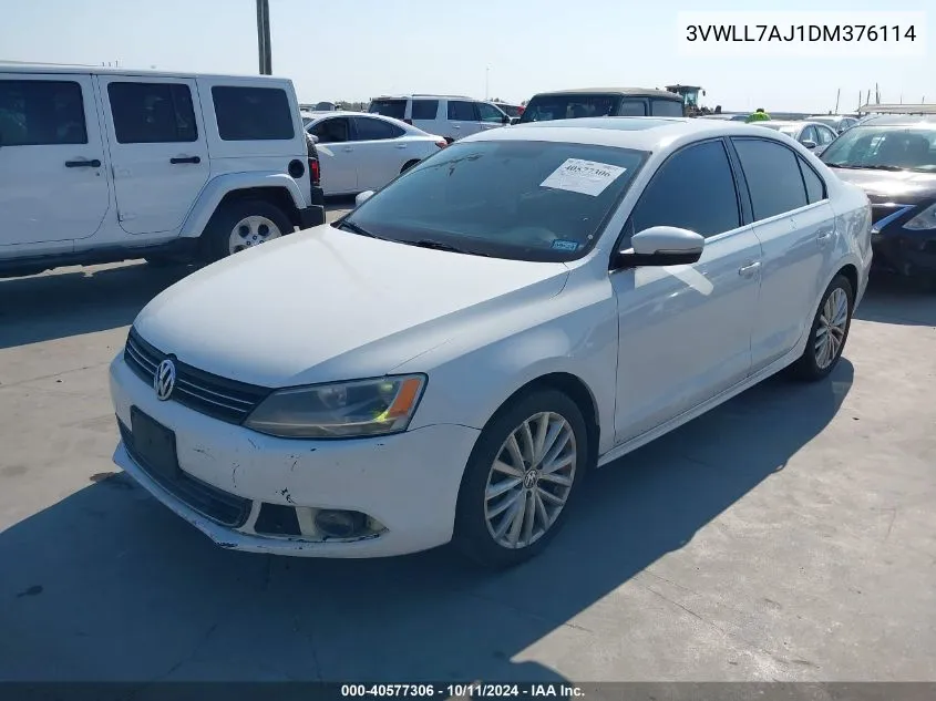 2013 Volkswagen Jetta 2.0L Tdi VIN: 3VWLL7AJ1DM376114 Lot: 40577306