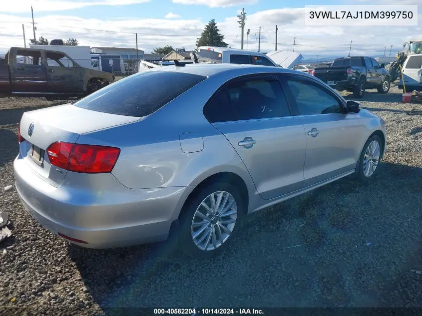 2013 Volkswagen Jetta 2.0L Tdi VIN: 3VWLL7AJ1DM399750 Lot: 40582204