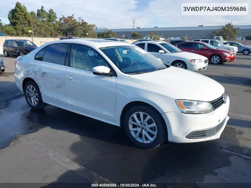 2013 Volkswagen Jetta 2.5L Se VIN: 3VWDP7AJ4DM359686 Lot: 40595585