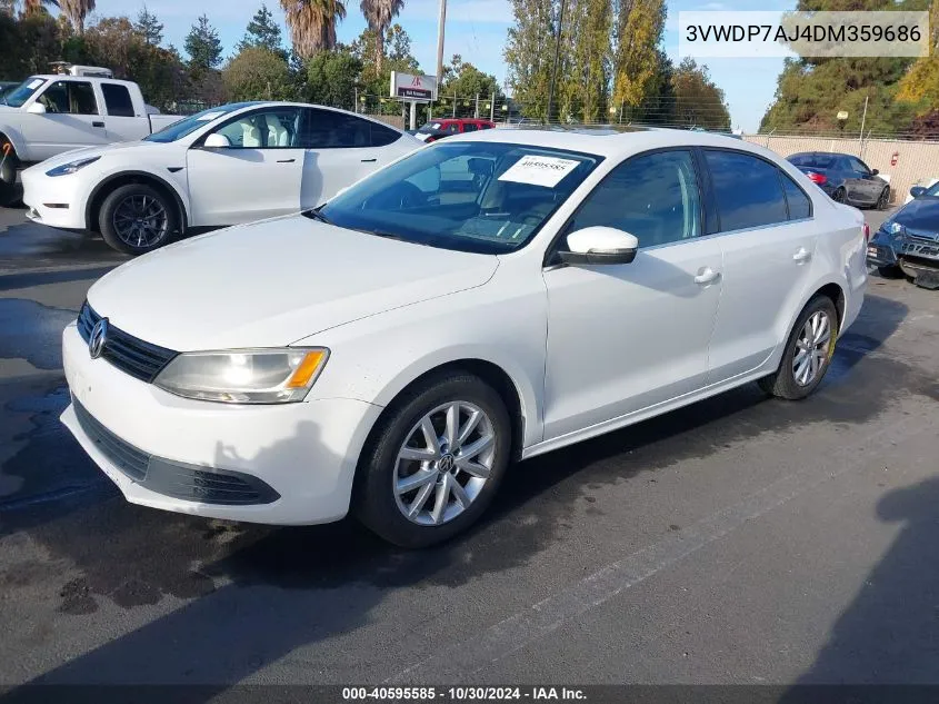 2013 Volkswagen Jetta 2.5L Se VIN: 3VWDP7AJ4DM359686 Lot: 40595585