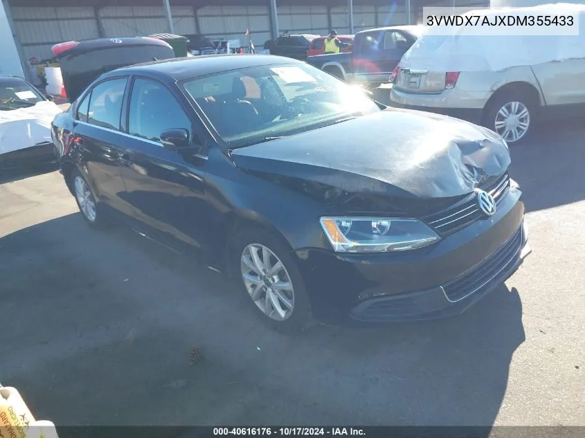 2013 Volkswagen Jetta 2.5L Se VIN: 3VWDX7AJXDM355433 Lot: 40616176