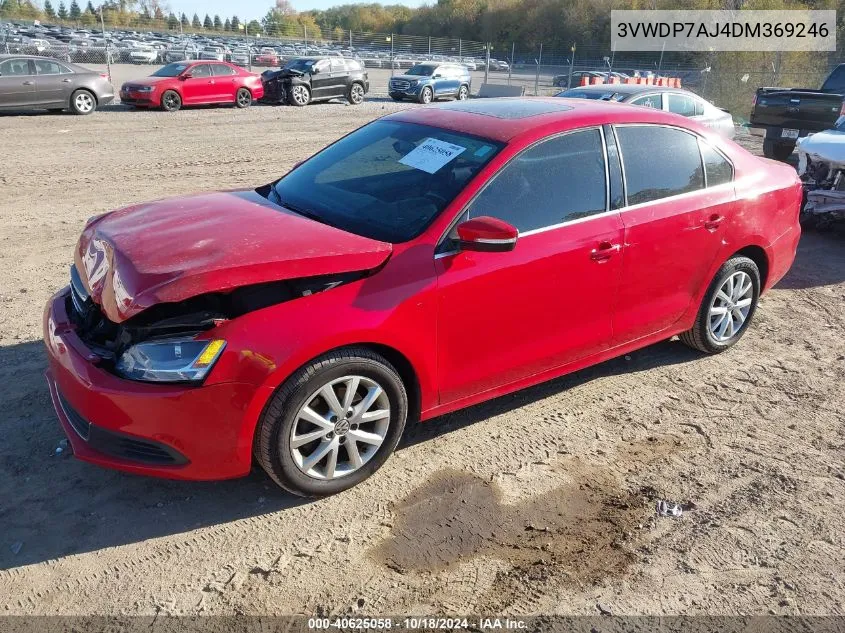 2013 Volkswagen Jetta 2.5L Se VIN: 3VWDP7AJ4DM369246 Lot: 40625058