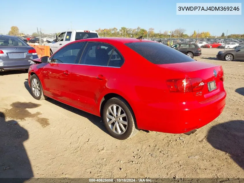 2013 Volkswagen Jetta 2.5L Se VIN: 3VWDP7AJ4DM369246 Lot: 40625058